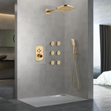 AREZO Rainfall Waterfall Shower System with Hand Shower & 6 Body Sprays