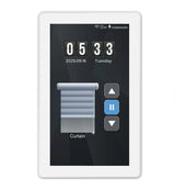 Wall LCD Light Switch Glass touch Screen Light Switch 6 in 1 1/2/3/4 Gang Curtain and Roller Blind Control Switch