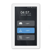 Wall LCD Light Switch Glass touch Screen Light Switch 6 in 1 1/2/3/4 Gang Curtain and Roller Blind Control Switch