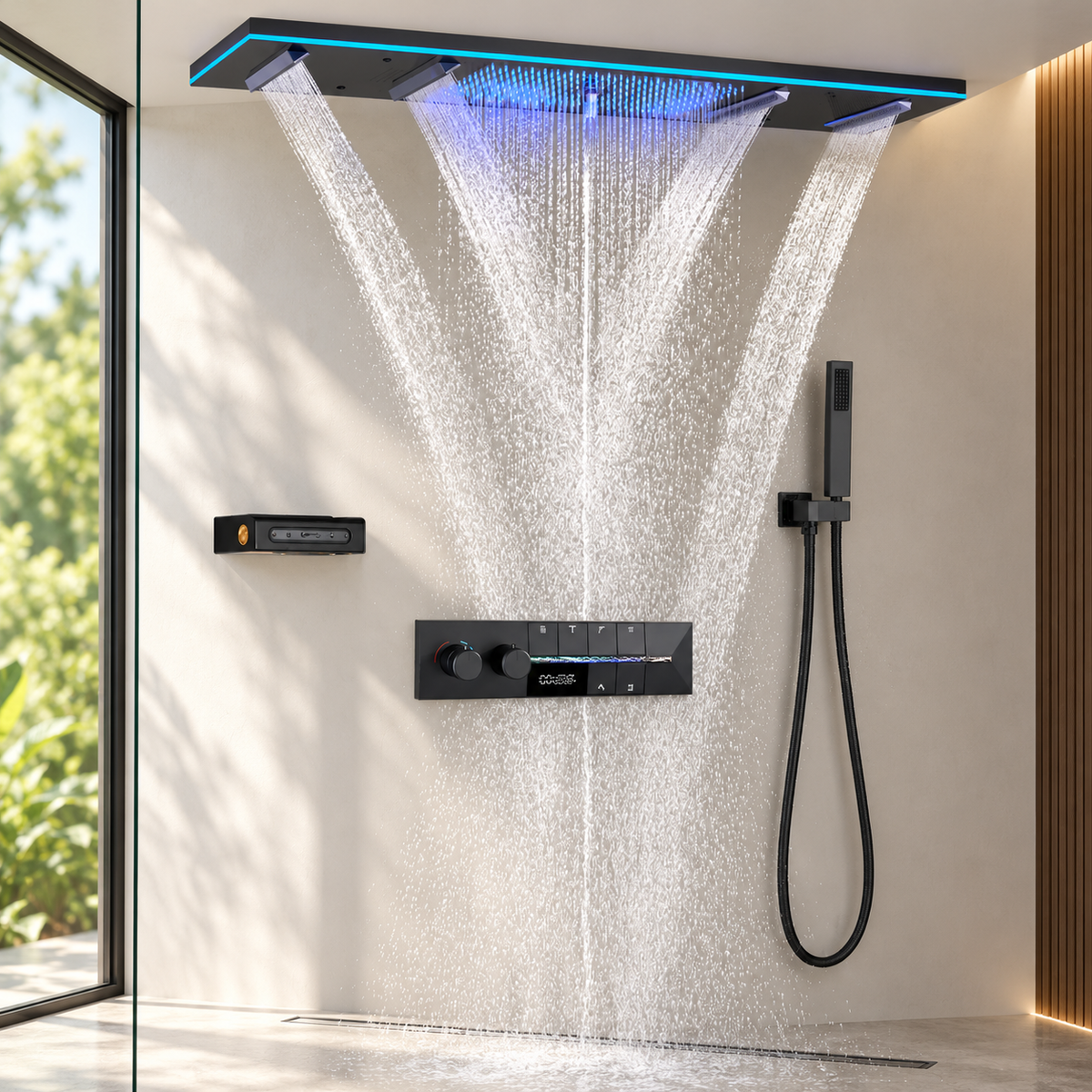ALLURE|47" COMPLETE LUXURY SHOWER SYSTEM