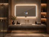 REEF Smart LED Bathroom Mirror Built-in TV screen  Wi-Fi Bluetooth Intelligent bathroom mirror