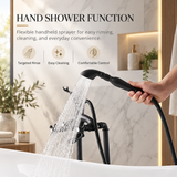 ROSA hand shower spray function with flexible hose for rinsing the bathtub