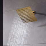 SAFARI|36"X 16" COMPLETE LUXURY LED MUSIC SHOWER SYSTEM DIGITAL DISPLAY THERMOSTATIC VALVE