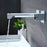 SPA|DIGITAL DISPLAY BATHROOM FAUCET WALL MOUNTED FAUCET WITH3 FUNCTIONS FAUCET