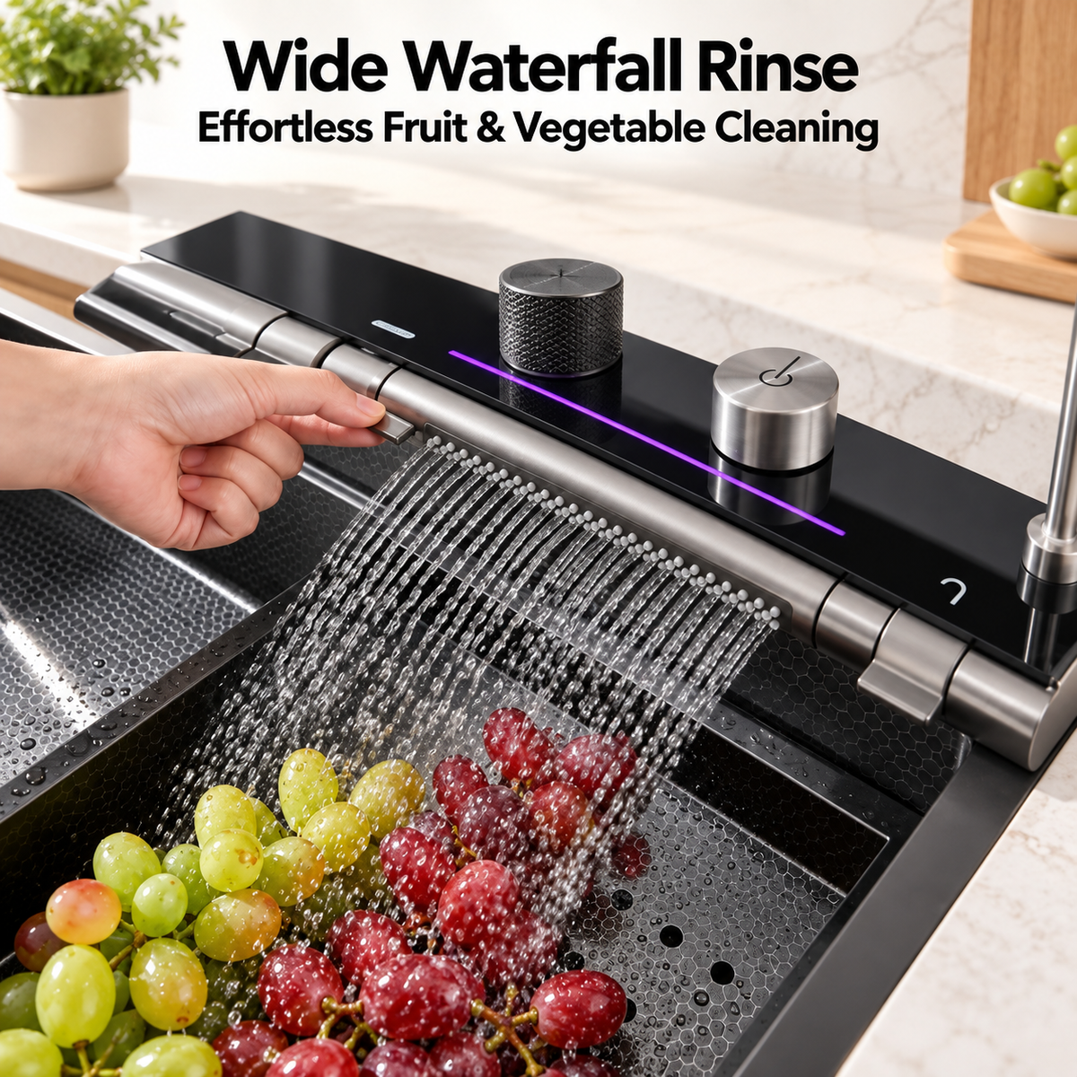 SURFACE|29.5" COMPLETE WORKSTATION KITCHEN SINK CUP RINSER KITCHEN SINK