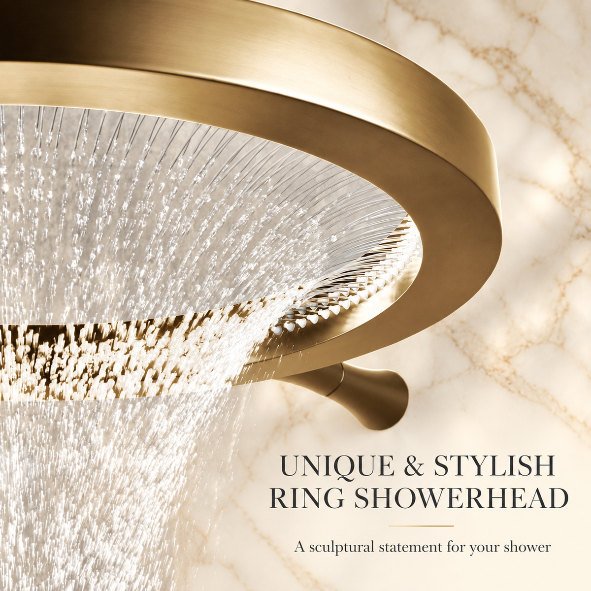 MARASI|20" COMPLETE LUXURY SHOWER SYSTEM RAINFALL SHOWER SYSTEM