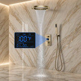 MARASI|20" COMPLETE LUXURY SHOWER SYSTEM RAINFALL SHOWER SYSTEM