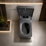 AVINDI| Smart One-Piece Toilet Square Shape Luxury Resort Style Floor Mounted Remote Control Smart Toilet