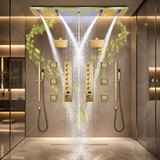 AXIS|47" COMPLETE LUXURY SHOWER SYSTEM WITH BODY JETS DUAL SHOWER SYSTEM