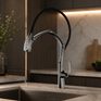 COBRA| PULL DOWN KITCHEN FAUCET WITH LED DISPLAY AND SENSOR