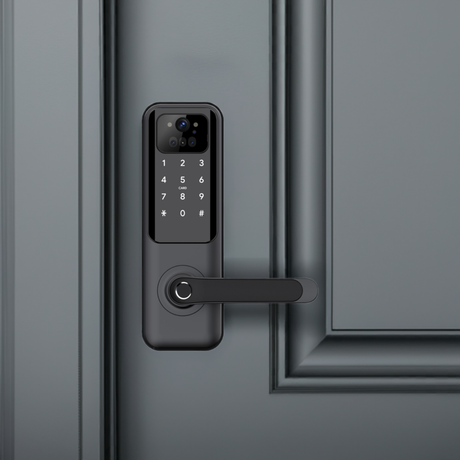 BRIDGE|US STANDARD SINGLE LATCH SMART DOOR LOCK WITH VIDEO CALLING FEATURE