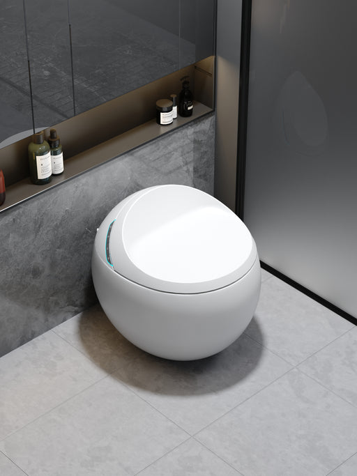 SLT9| One-piece Smart Toilet Round shaped fully automatics  luxury smart toilet