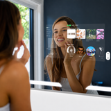 REEF Smart LED Bathroom Mirror Built-in TV screen  Wi-Fi Bluetooth Intelligent bathroom mirror