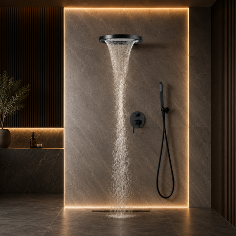 MYST|20" COMPLETE LUXURY SHOWER SYSTEM RAINFALL SHOWER SYSTEM