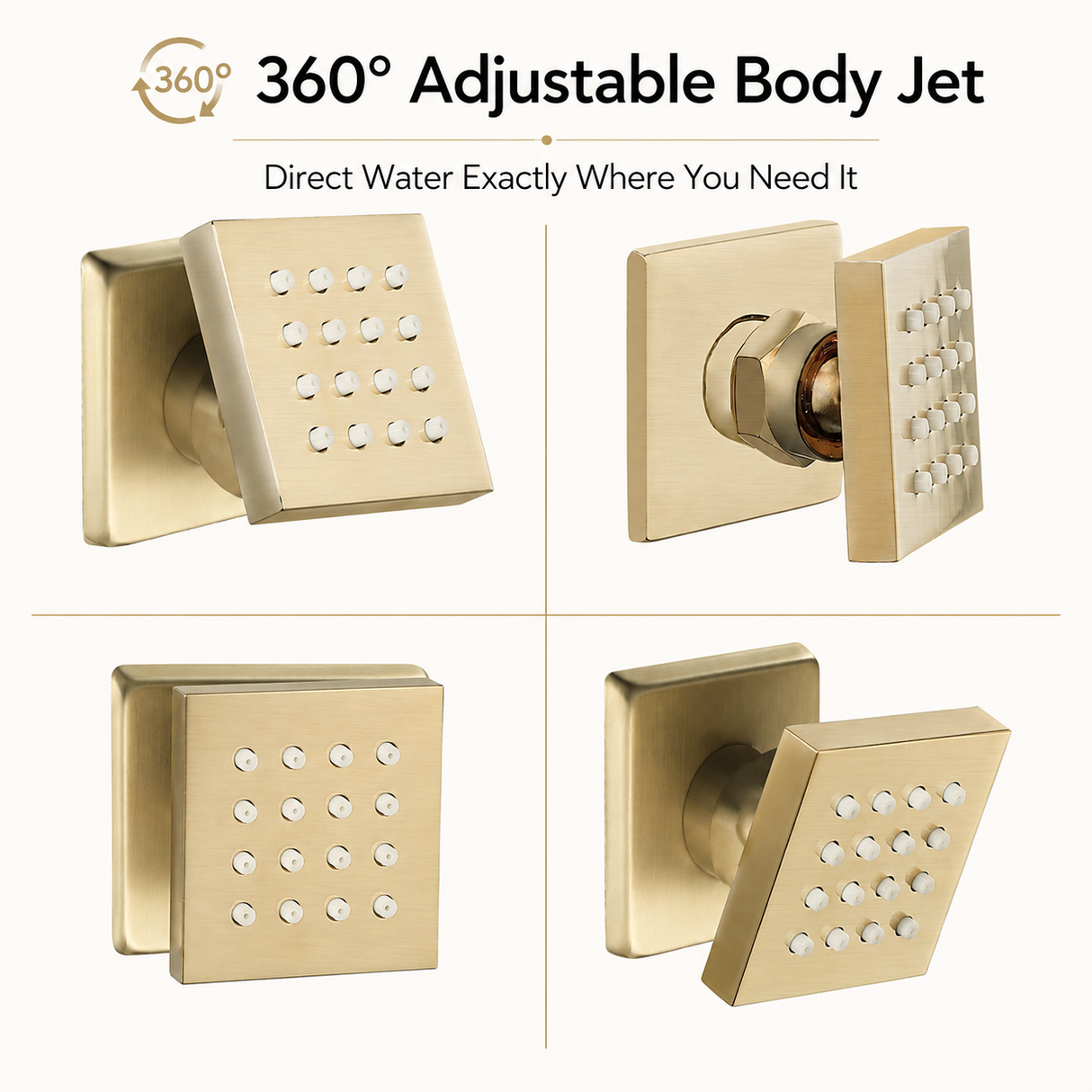 NASHVILE| 36" LUXURY COMPLETE SHOWER SYSTEM