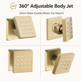 NASHVILE| 36" LUXURY COMPLETE SHOWER SYSTEM