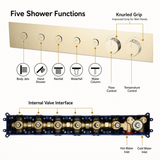 NASHVILE| 36" LUXURY COMPLETE SHOWER SYSTEM