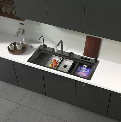 NIX|45"in Complete Kitchen Sink with Hydro Purification Digital Display Kitchen Sink