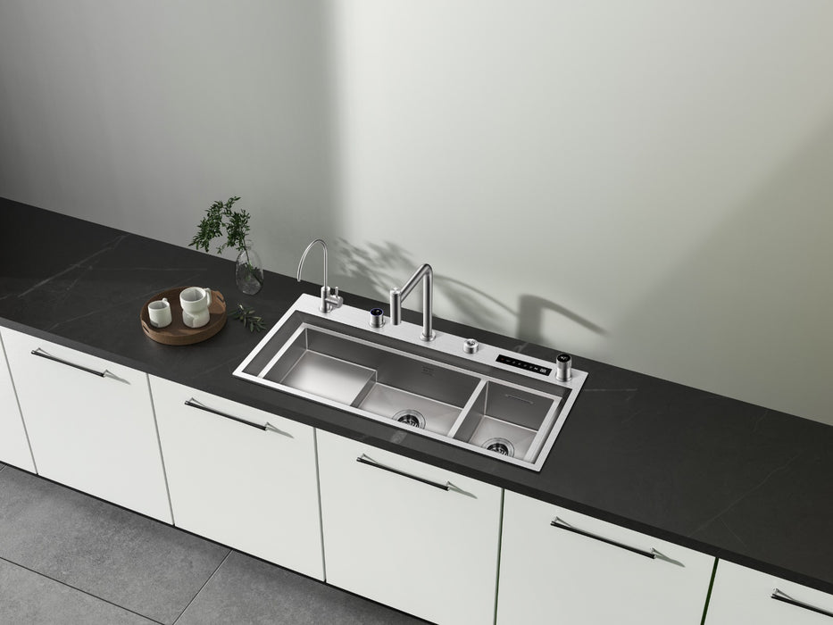 NIX|45"in Complete Kitchen Sink with Hydro Purification Digital Display Kitchen Sink