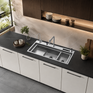 NIX|45"in Complete Kitchen Sink with Hydro Purification Digital Display Kitchen Sink