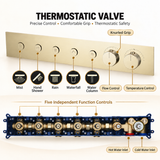 PRESTIGE| 36" Ceiling Complete Luxury LED Music shower