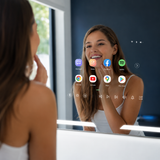 Iris | smart Bathroom Led Mirror Built-in Screen Bathroom Mirror