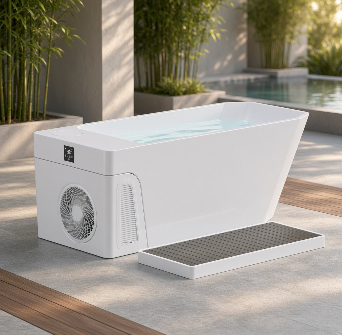 Frost| Smart All-in-One Cold Plunge Tub with Built-In Chiller, Filtration & App Control
