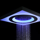 Art|47" Ceiling Mount Complete Rainfall Waterfall Led Music Shower System