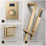 AXIS|47" COMPLETE LUXURY SHOWER SYSTEM WITH BODY JETS DUAL SHOWER SYSTEM