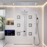 Sydney|36"Inch Complete Led Music Shower System Rainfall Waterfall & Wall Mounted Showerhead