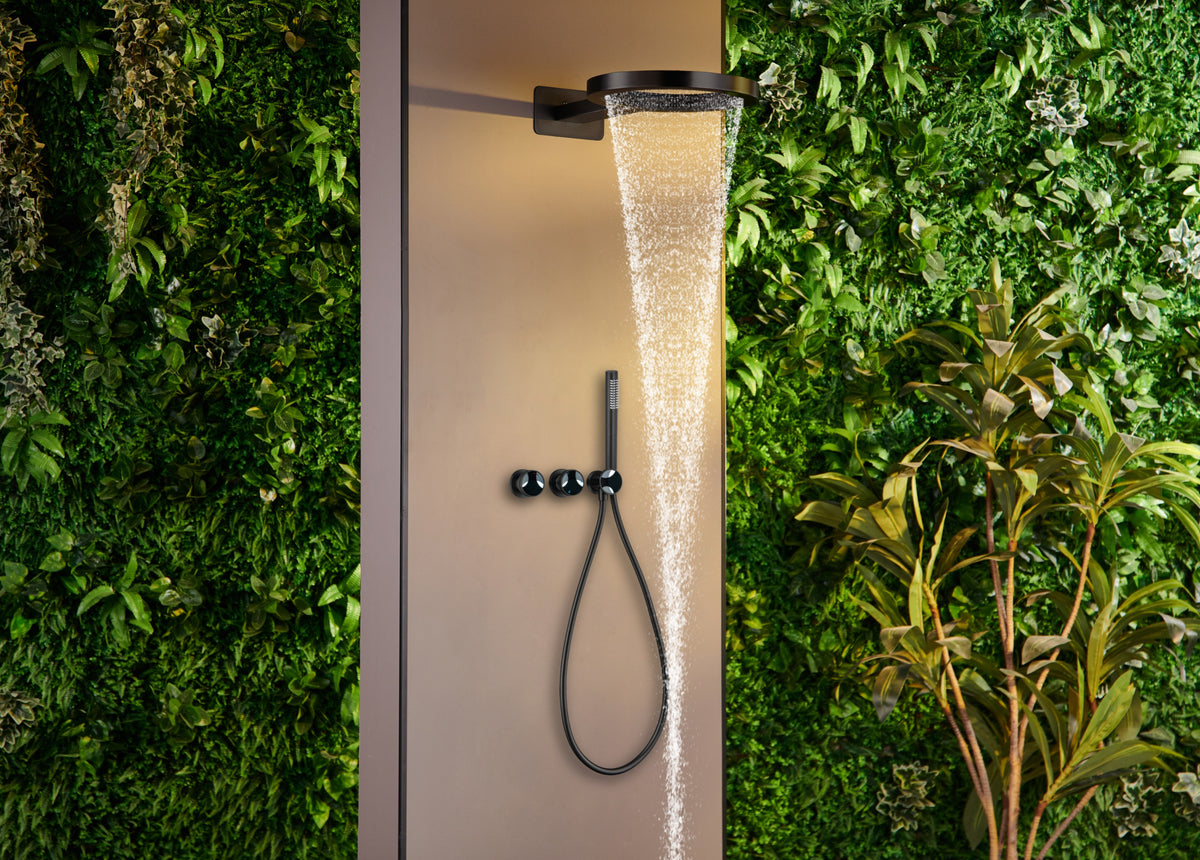 Te Shower TERRACE RAINFALL WATERFALL COMPLETE SHOWER SYSTEM – Smart Living and ...