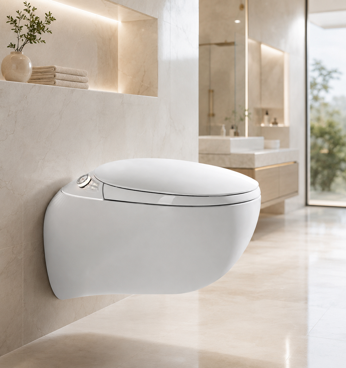 WHALE| WALL HUNG TOILET LUXURY WALL MOUNTED SMART TOILET