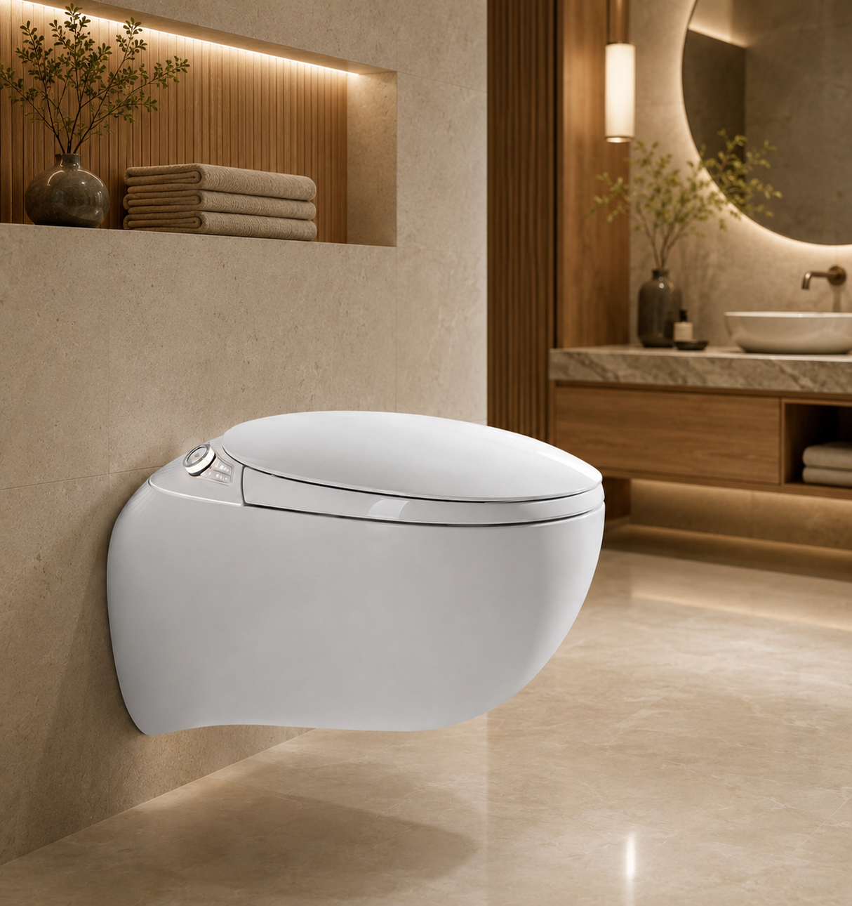 WHALE| WALL HUNG TOILET LUXURY WALL MOUNTED SMART TOILET