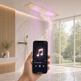 AMAZEER|36" IN CEILING MOUNT COMLETE LED MUSIC SHOWER SYSTEM