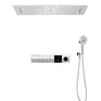 MALIBU|36inch COMPLETE LED MUSIC SHOWER SYSTEM DIGITAL DISPLAY VALVE PUSH BUTTON THERMOSTATIC SHOWER SET