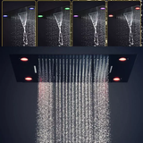 ASPEN 31" Complete Luxury LED Music Shower Set Rain Waterfall Mist Spray Functions Smart Living and Technology