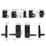 B7 - Smart Biometric Finger Print Door Lock  Passcode , Card , Tuya App Smart Living and Technology