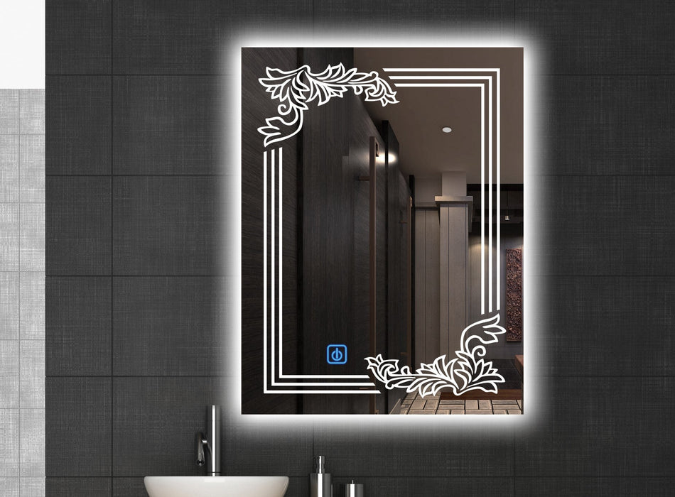 CARMEN| Modern Lighted Vanity/bathroom Framelss  LED Mirror Smart Living and Technology