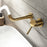 FURE| Brushed Gold Single Lever wall mounted bathroom faucet Smart Living and Technology