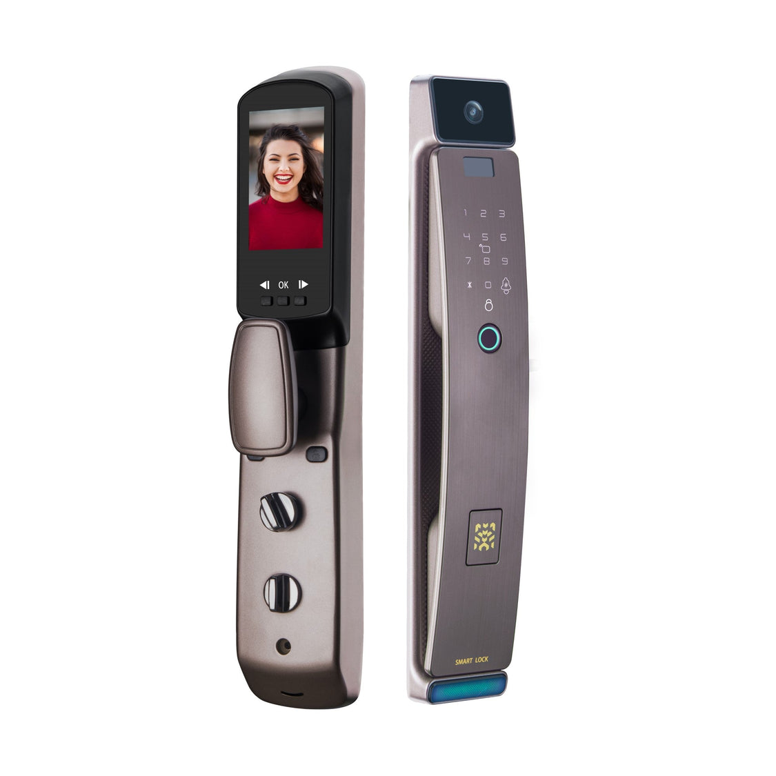 First Class -Smart Door Lock 3D Face Recognition -Fingerprint Keyless ...