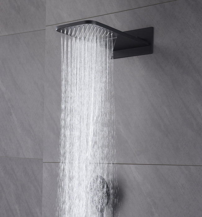 LAVU| Luxury Thermostatic Rainfall Waterfall Complete Shower Set Smart Living and Technology