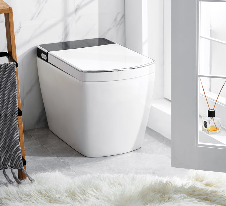 Luxury Intelligent One-piece Smart Toilet Remote Control & Mobile App Control Smart Living and Technology