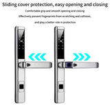 MARS | Sliding Door Smart Lock Fingerprint Keyless Entry Door  Lock Passcode Tuya App IP65 Waterproof Door Lock Smart Living and Technology