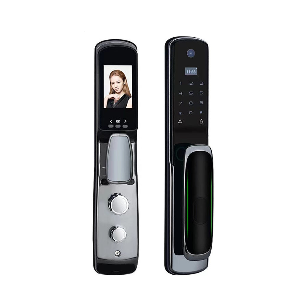 MIDNIGHT- Smart Keyless Entry Door Lock With Camera  Biometric Fingerprint Mobile APP Smart Living and Technology