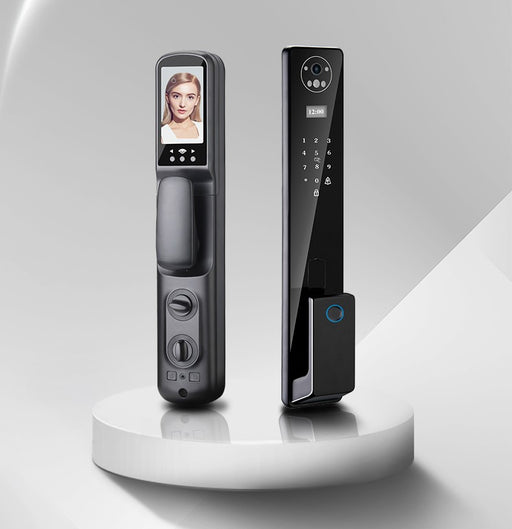 NAY|3D Face recognition smart door lock with video intercom feature biometric fingerprint smart door lock