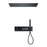 Niagara| 36" Complete Luxury Thermostatic LED Music  Shower Set Waterfall Rainfall Water  Column Functions Smart Living and Technology
