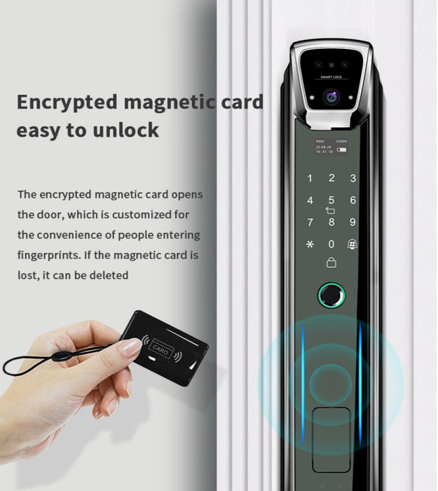 Philosophy | 3D Face recognition smart door lock with video intercom feature biometric fingerprint smart door lock Smart Living and Technology