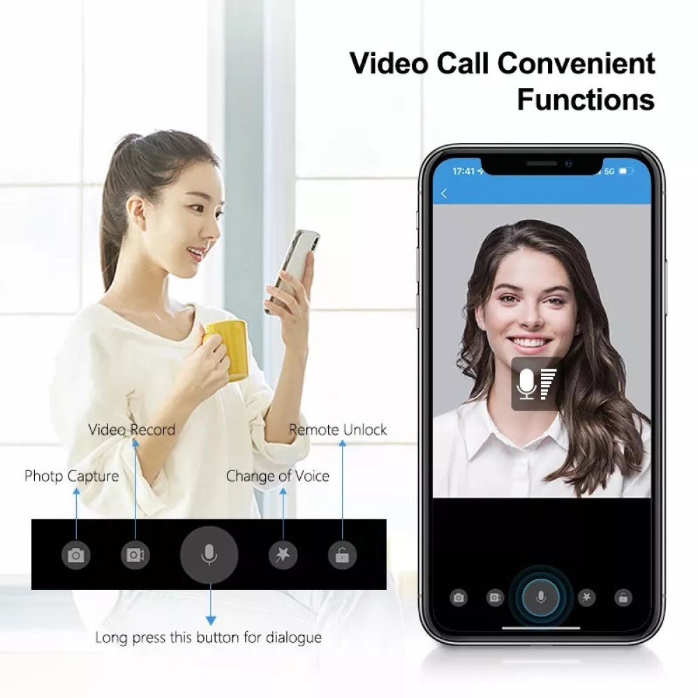 Philosophy | 3D Face recognition smart door lock with video intercom feature biometric fingerprint smart door lock Smart Living and Technology