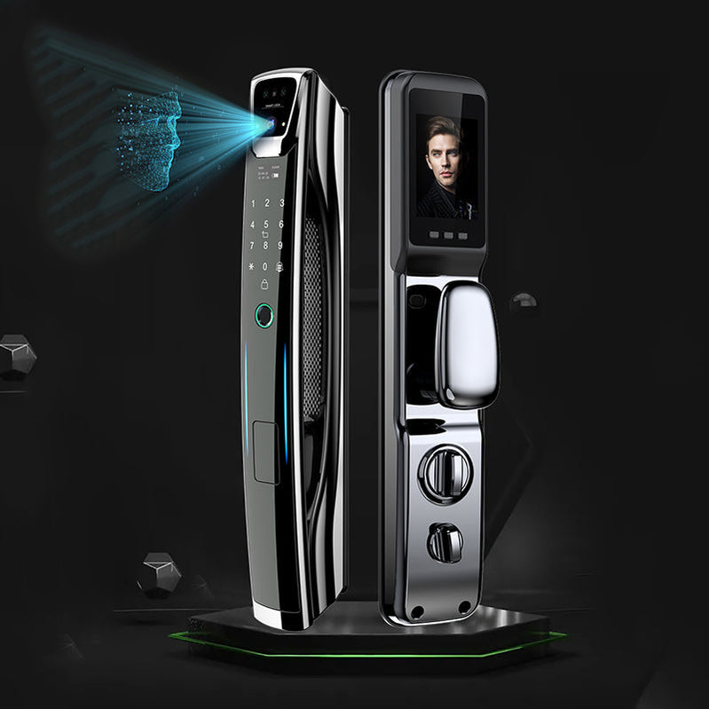 SHARK Double sided smart door lock biometric fingerprint passcode