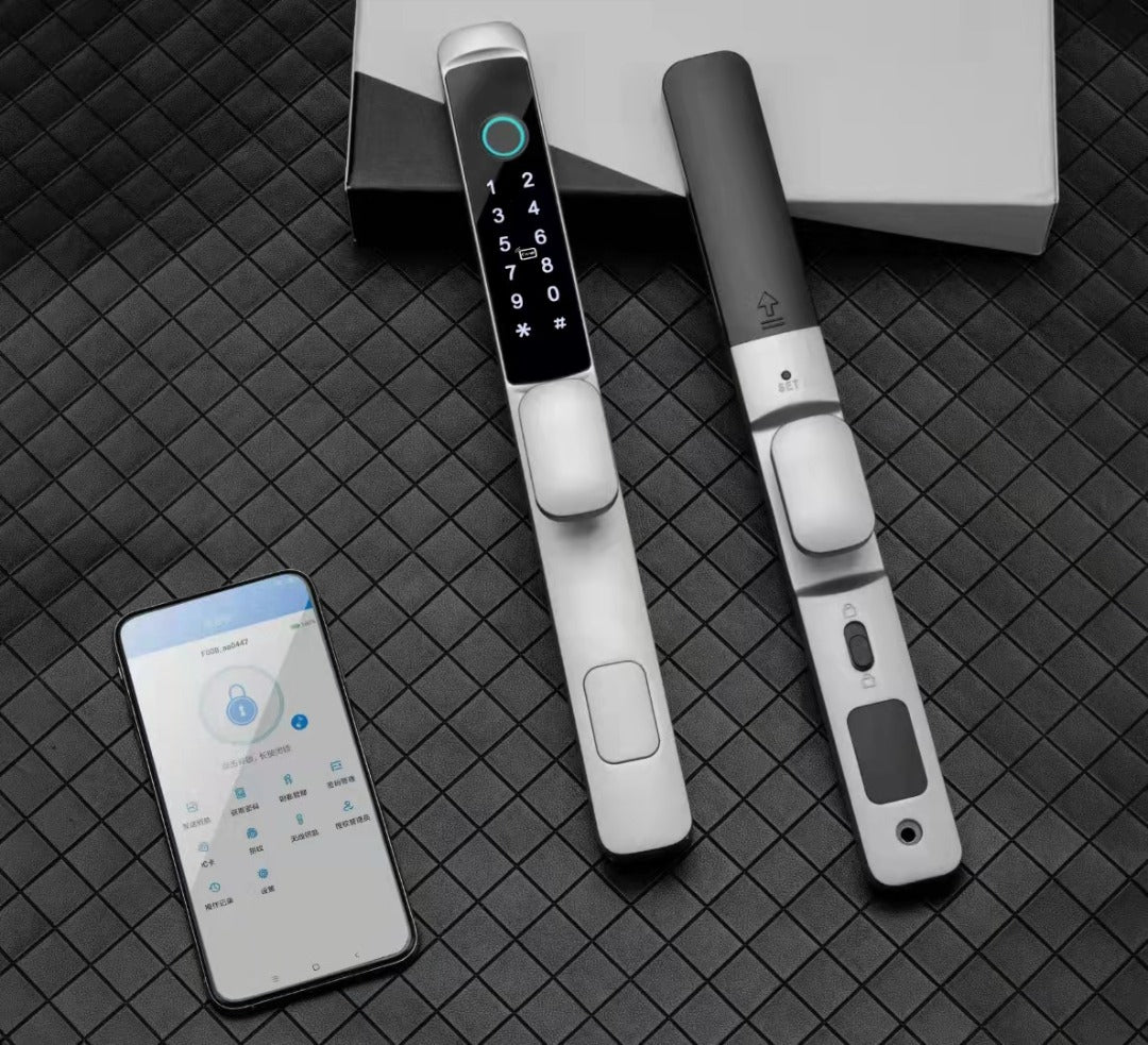 SLIM| Smart Biometric Fingerprint Door Lock Keyless Entry Door Lock Wi-Fi Door Lock Sliding Door Lock Smart Living and Technology